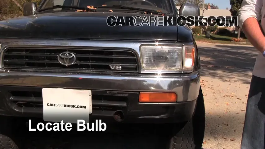 1994 Toyota 4Runner SR5 3.0L V6 Lights Turn Signal - Front (replace bulb)